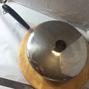 Paul Revere vintage stainless copper bottom 10” fryer